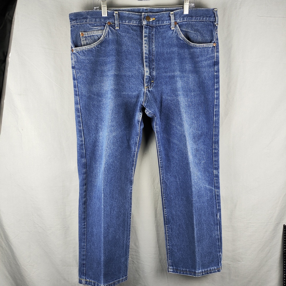 Lee Jeans Mens 40x26 Blue Medium Wash Regular Fit Straight Leg Denim Pants